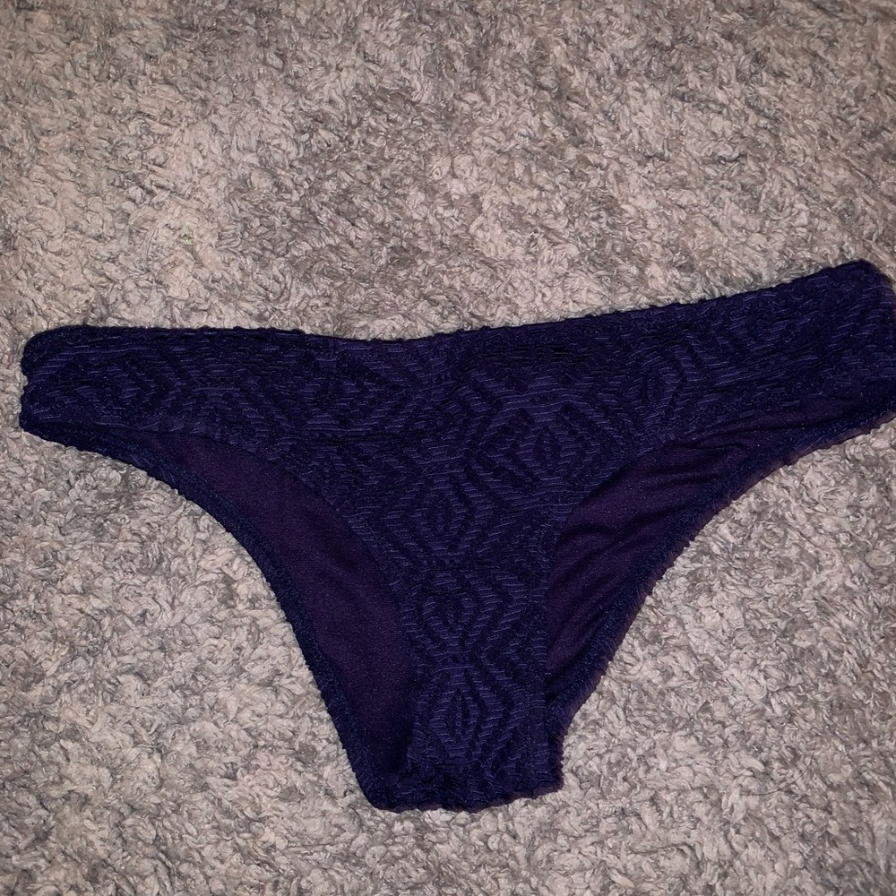 Navy Roxy Bikini Bottoms